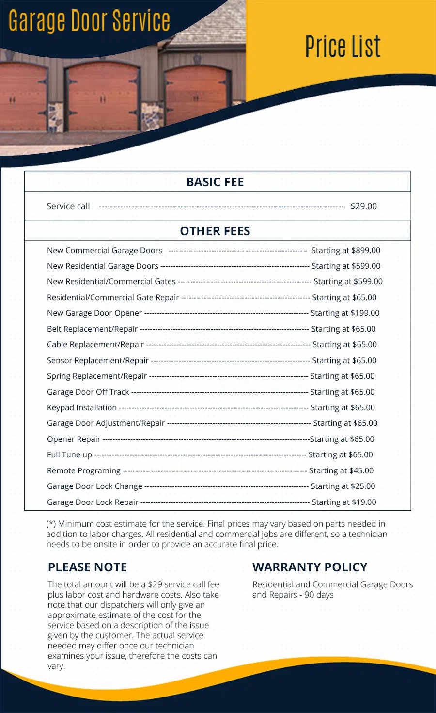 Thornton USA Garage Doors Repair Service Thornton, CO 303-218-3431